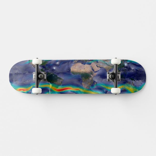 Visualization Of Global Winds. Skateboard (Horz)