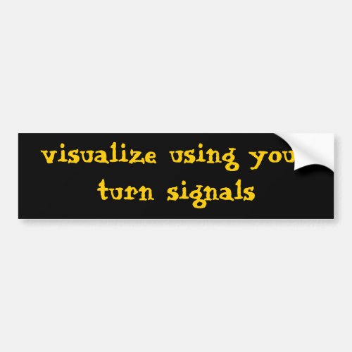 Visualize Bumper Sticker