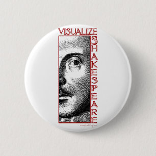 Visualize Shakespeare Pinback Button