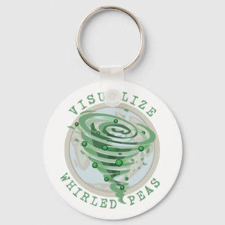 Visualize Whirled Peas Keychain