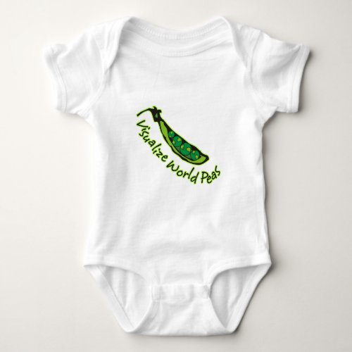 Visualize World Peas Baby Bodysuit