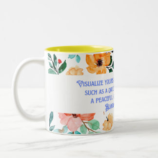 Visualize Yourself In a Serene Two-Tone Coffee Mug