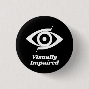 Visually Impaired Black Button
