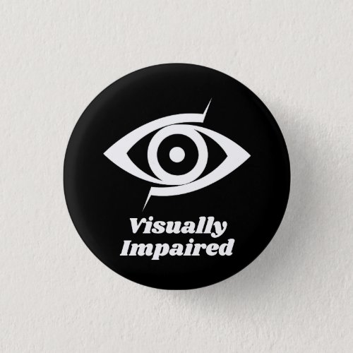Visually Impaired Black Button