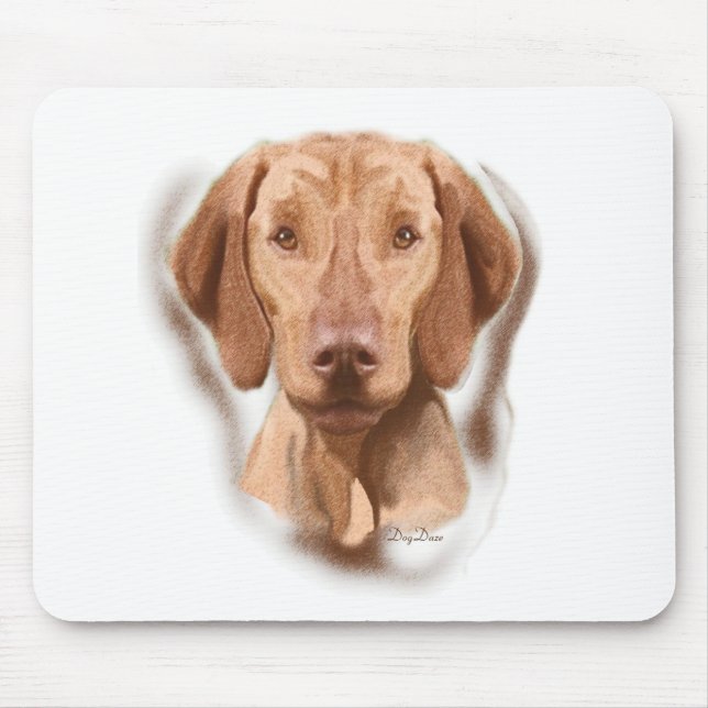 Viszla Portrait Mouse Pad (Front)