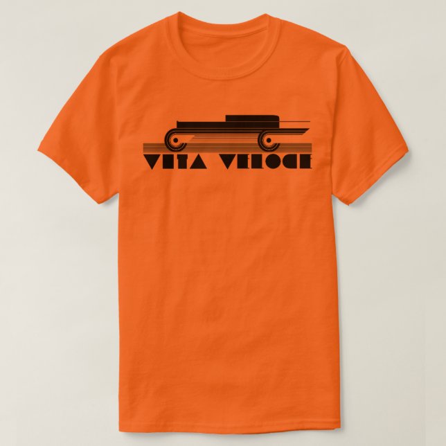VITA VELOCE arte Futurista T-Shirt (Design Front)