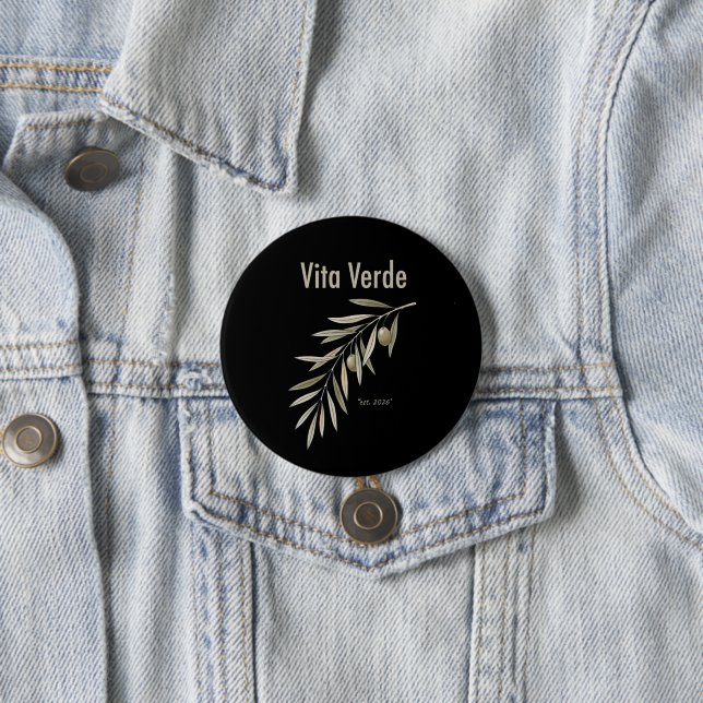 Vita Verde Collection Black Button (In Situ)