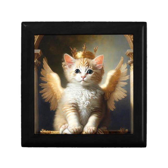 Vitage Kavaii Kitten Angel Gift Box (Front)