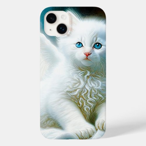 Vitage Kitten Angel Case_Mate iPhone 14 Plus Case