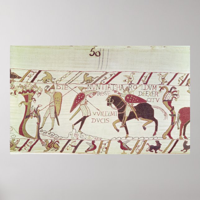 Vital informs King Harold Poster (Front)