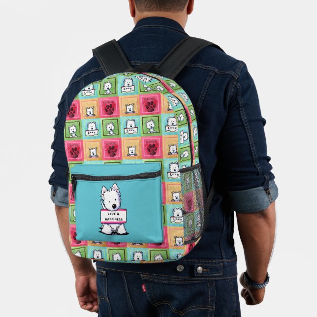 Vital Signs Westie KiniArt  Printed Backpack (Insitu (Model))