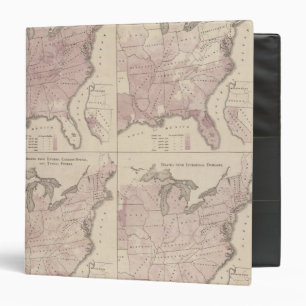 Vital Statistics, United States Census 3 Ring Binder