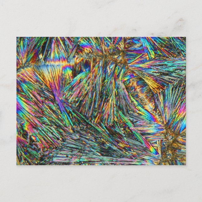 Vitamin B under the microscope Postcard (Front)