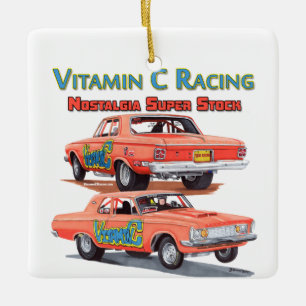 Vitamin C Christmas Ornament
