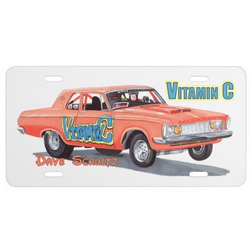 Vitamin C  License Plate