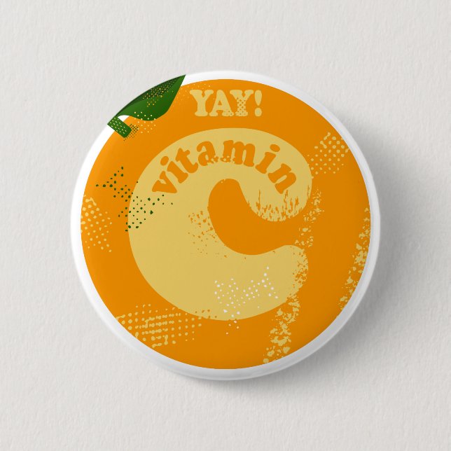 Vitamin C Orange Button (Front)