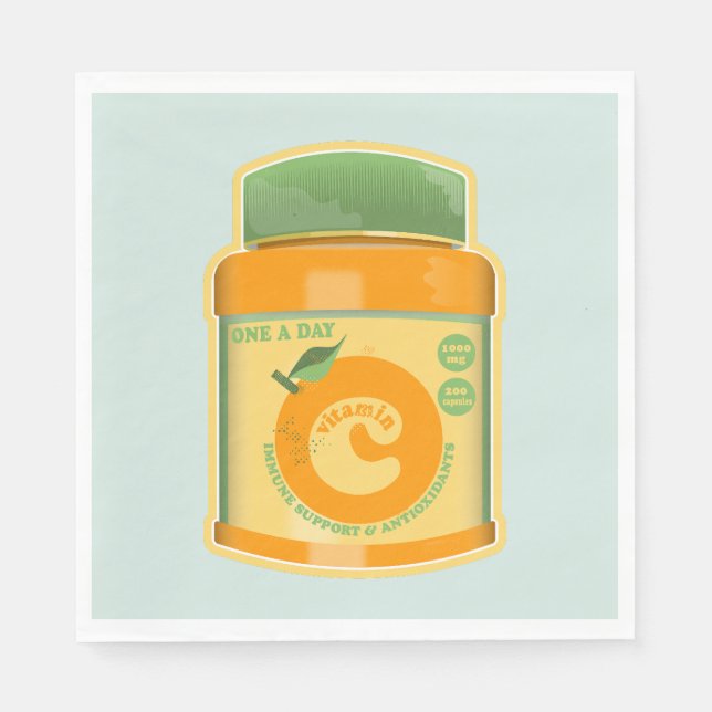 Vitamin C wellness Napkins (Front)