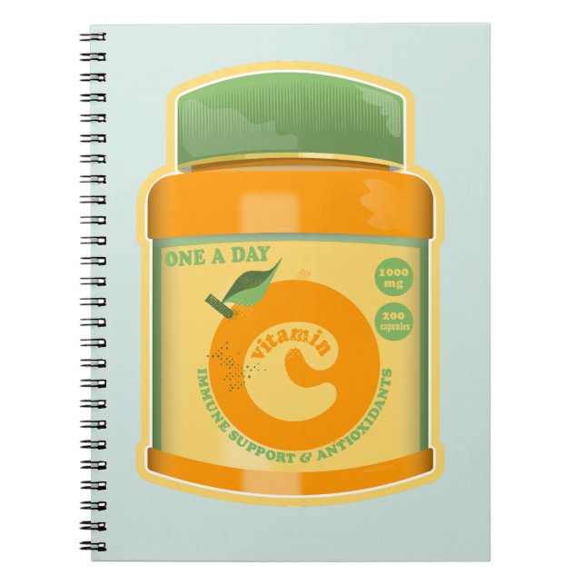 Vitamin C wellness Notebook (Front)