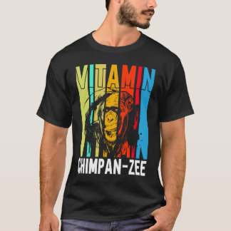 Vitamin Chimpanzee Monkey T-Shirt