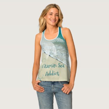 Vitamin Sea Addict Tropical Beach Tank Top Vitamin Sea Addict Tropical Beach Tank Top