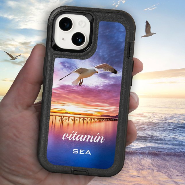 Vitamin Sea Seagull Coastal Phone Case (Creator Uploaded)