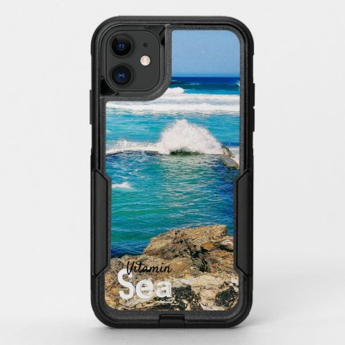 Vitamin Sea tropical waves OtterBox Commuter iPhone 11 Case