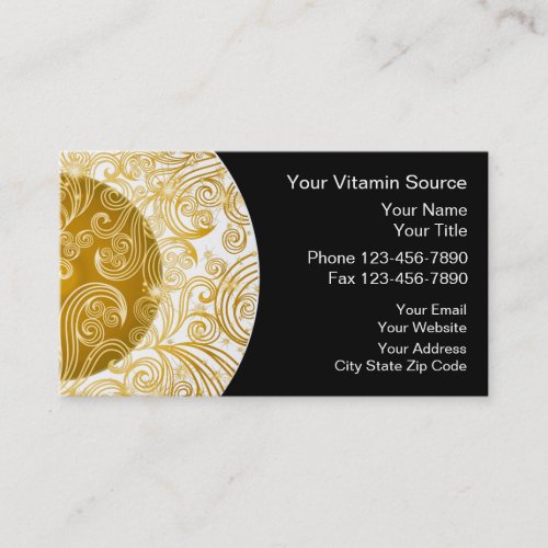 Vitamins Business Card