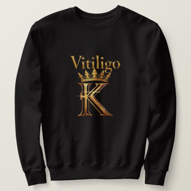 Vitiligo King Sweatshirt (Design Front)