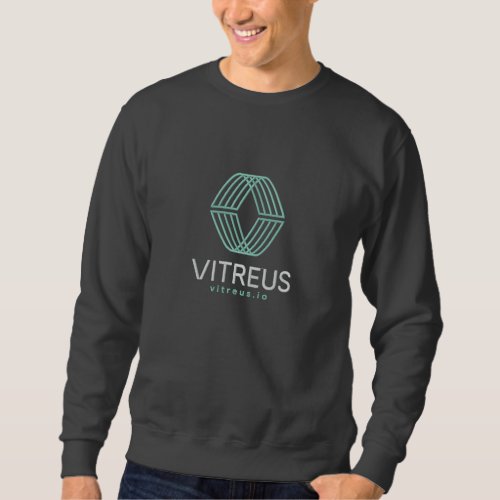 VITREUS Embroidered Sweatshirt  DARK GREY