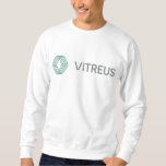 Vitreus Embroidered Sweatshirt | White at Zazzle