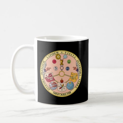 Vitriol Rosicrucian Secret Symbols Alchemy Coffee Mug