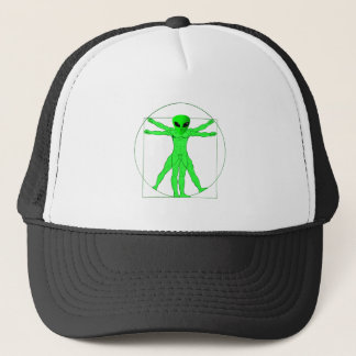 Vitruvian Alien Trucker Hat