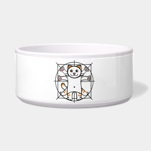 Vitruvian Cat Bowl