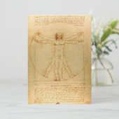 Vitruvian Man by Leonardo Da Vinci (Standing Front)
