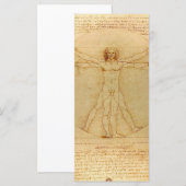 Vitruvian Man by Leonardo Da Vinci (Front/Back)