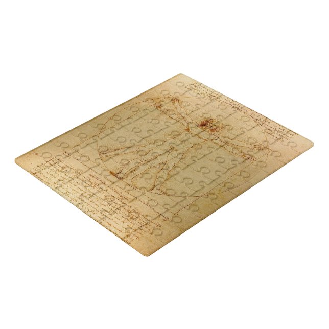 Vitruvian Man by Leonardo Da Vinci Jigsaw Puzzle (3/4)