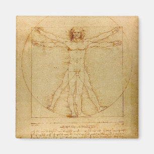 Vitruvian Man by Leonardo Da Vinci Magnet