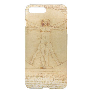 Vitruvian Man by Leonardo Da Vinci iPhone 8 Plus/7 Plus Case