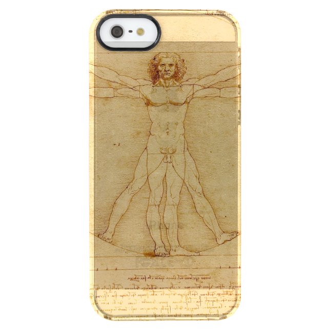 Vitruvian Man by Leonardo Da Vinci Uncommon iPhone Case (Back)