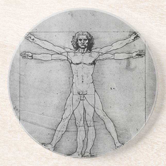 Vitruvian Man Coaster (Front)