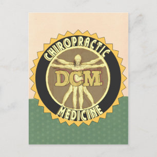 Vitruvian Man DCM Postcard