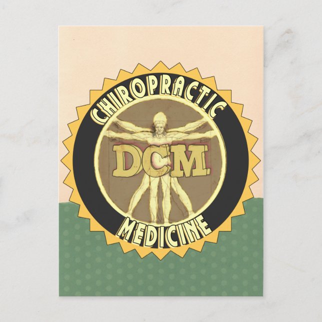 Vitruvian Man DCM Postcard (Front)