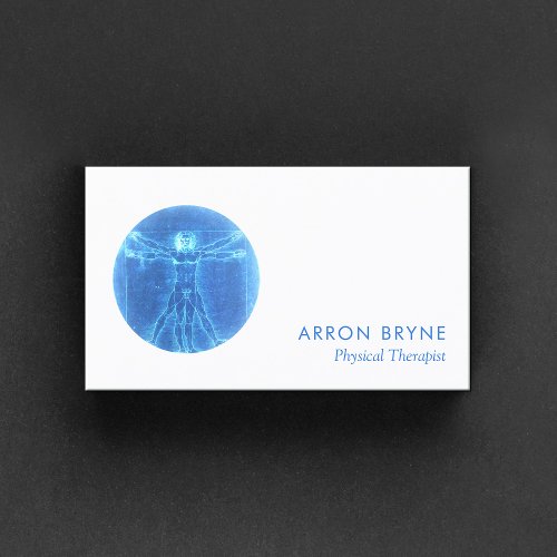 Vitruvian Man Health Care Business Card