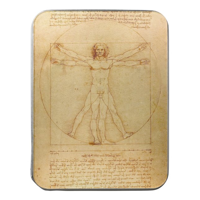 Vitruvian Man Jigsaw Puzzle (Lid Vertical)