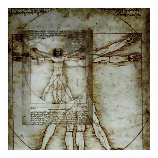 Vitruvian Man Poster