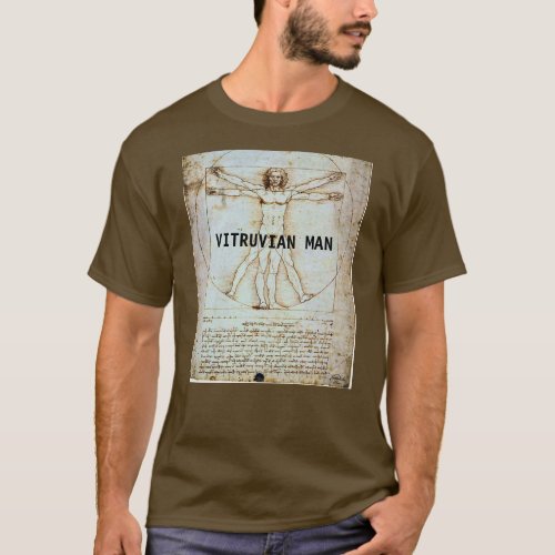 Vitruvian Man T_shirt