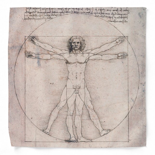 Vitruvian ManVitruvian Man, Leonardo da Vinci Bandana (Front)