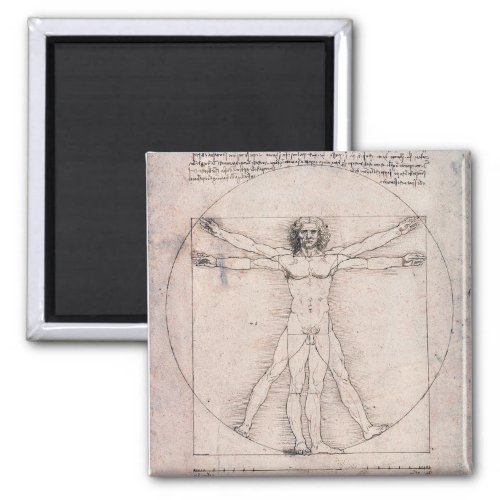 Vitruvian ManVitruvian Man Leonardo da Vinci Magnet