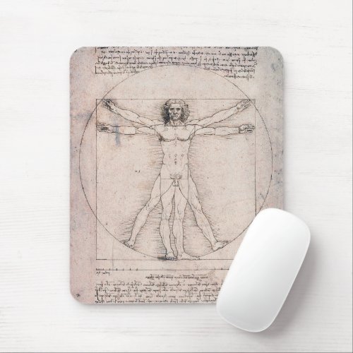 Vitruvian ManVitruvian Man Leonardo da Vinci Mouse Pad