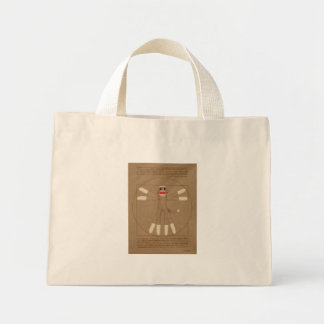 Vitruvian Monkey Tote Bag
